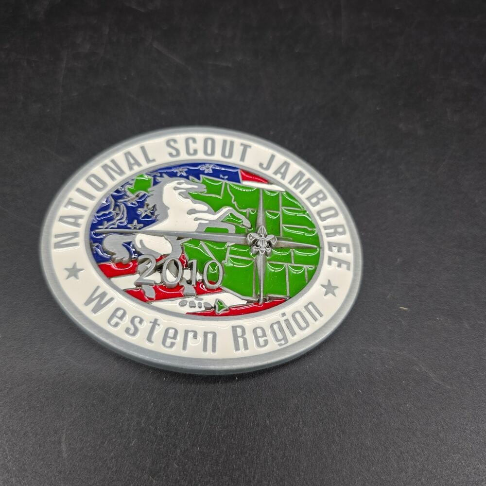 Boy Scouts of America 2010 Jamboree Western Region Belt Buckle